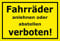 Melis-Folienwerkstatt Schild - Fahrräder abstellen - 15x10cm | 3mm Hartschaum – S00050-046-C -20 Varianten