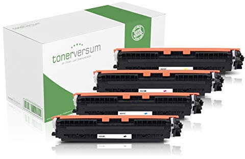 4 Toner kompatibel zu HP 126A CE310A CE311A CE312A CE313A Schwarz Cyan Magenta Gelb für Laserjet Pro CP1025 CP1025nw M275 Multipack