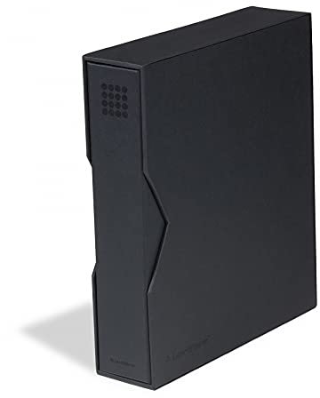Leuchtturm Ringbinder Optima PUR, inkl. Schutzkassette, schwarz
