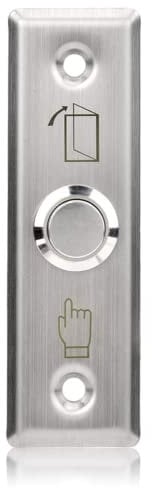 Interruptor de Liberación, Acero inoxidable Táctil Puerta Pulsador para de Apagado/Encendido, Sistema de Control de Acceso, Puerta Desbloqueo Botón de Salida (Interruptor ①)