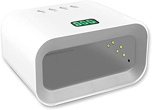 NCRD Gel UV. Nail Lamp, 9 LED UV 0W Nail Dryer Luce for Gel Nails Polacco del Manicure del Salone Professionale Che Cura la Luce con 4 Timer impostazione del sensore, 60 PCS LED. Perline