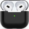 Per Airpods 3 Custodia, Custodia protettiva in silicone morbido ultrasottile antiurto Custodia per accessori protettivi antiscivolo per Apple Airpods 3 Custodia di ricarica - Nera