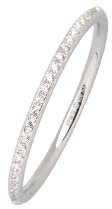 XENOX XS1721/54 Damen Ring Sterling-Silber 925 weiß Zirkonia 17,2 mm Größe 54