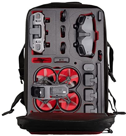 MC-CASES Professioneller Rucksack speziell passend für DJI Avata Combo - Fly More Set - Made in Germany
