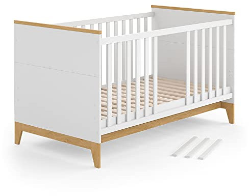 VitaliSpa Babybett Malia, Weiß, 70x140 cm
