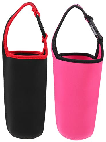 Cabilock 2pcs Cup Sets Espresso Mug Sport Jacket De Tazas De Cafe Sports Water Bottle Pouch Holder Water Bottle Carrier Bag Coffee Mug Shelf Simple Wallet Purse Tumbler Neoprene Hand Strap
