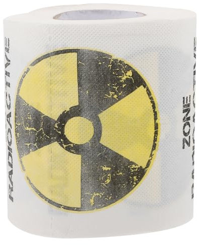 1 Roll X Radiations Themed Toilet Paper Bathroom Tissue Roll Novelty Toilet Paper Roll Funny Toilet Paper Prank Unique Stocking Stuffer