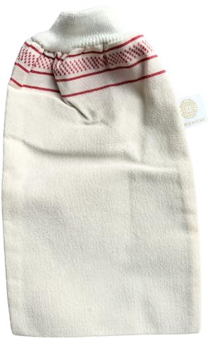 Türkische Hohe Qualität Kelebek ZenXhome Peeling handschuhe Hamam Kese Körper Peeling Peeling Sauna Handschuh Spa Cellilute Entferner Mitt Hautpflege (weiß, mittel hart haut)