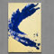 Zchdk Yhdesh Yves Klein Poster, modernes abstraktes Gemälde, Yves, klein, blaue Drucke für Zuhause, Büro, Wanddekoration, Bilder, 50 x 70 cm, ohne Rahmen