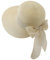 TCNGKIJIUK Femme Fille Chapeau de Paille Chapeau de Soleil Pliable à Large Bord Chapeau de Plage Protection UV UPF50+ Chapeau de Seau Respirant pour Voyage Vacances Plage