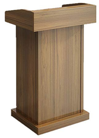 JDSHFEN Rednerpult, Podium-Bodenrednerpult, Holzpodesttisch, Empfangstresen, Präsentationspodium, Rednerpultständer, Rednerpult, Rednerpult, Kirche für Kirchen (A wie abgebildet)