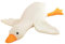 Wiwiuiqo Weiße Gans Plüschtiere, riesige niedliche Gans Plüschkissen große Entenpuppe weiches riesiges Gänsespielzeug Schlafkissen Kissen Kissen für Kinder Geschenke (50cm)
