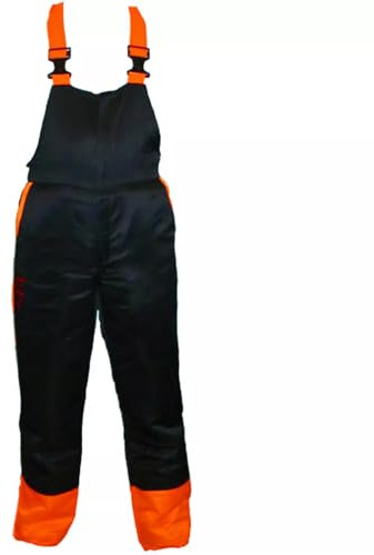 Spares2go Chainsaw Safety Bib & Brace Forestry Trousers (Medium, 32 34 36)
