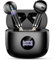 Wireless Earbuds, 2025 Bluetooth 5.4 Headphones Stereo 3D Bass, in Ear Earphones with ENC Noise Cancelling Mics, 40H Playback Ear Buds, IP7 Waterproof with Bluetooth Earbuds Dual LED Display, USB C