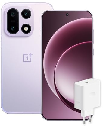 OnePlus 15 AI Smartphone 5G, 16GB RAM 512GB, Snapdragon 8 Elite Gen5, Batteria 7300mAh con Caricabatterie 120W SUPERVOOC, Tripla Fotocamera 50MP, Video 4K 120FPS Dolby Vision, IP68, Ultra Violet