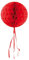 Folat Deckenhänger Ball aus Wabenpapier 30 cm rot