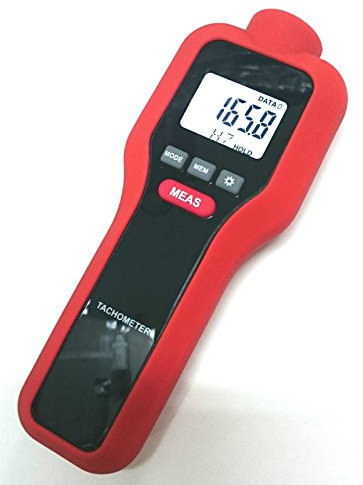 PerfectPrime TA0522 Kontakt/Non-Kontakt Digital-LCD-Laser-Foto-Tachometer RPM Motor-Geschwindigkeitsmesser 2 in 1