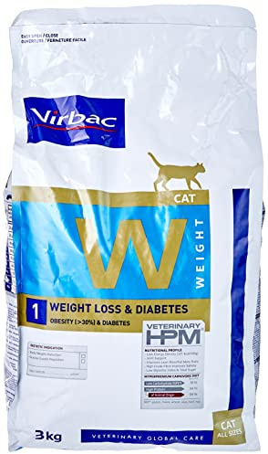 Virbac Vet Hpm Cat Weight L/D Katzenfutter, 3 kg