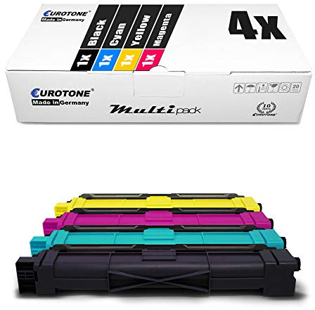 4X Müller Printware Toner im Set kompatibel für Brother DCP-L3510/3550 HL-L3210/3230/3270/3280 MFC-L3710/3730/3740/3750/3770, TN-247K TN-247C TN-247M TN-247Y mit ca. 3.000/2.300 Seiten Füllung