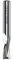 CMT 186.120.11 - Fresa de corte helicoidal positivo para aluminio Z2 HWM DCHA HWM D=12x25x83 DX