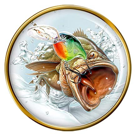 Angling, Fischen Anstecker Abzeichen