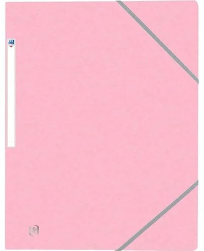 CHEMISE A ELASTIQUE OXFORD TOP FILE+ A4 - Carte - Rose pastel