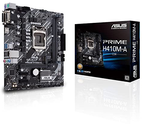 ASUS PRIME H610M-E D4-CSM mATX Motherboard, Intel H610, LGA1700, DDR4, PCI 4.0, Realtek 1Gb Ethernet, Realtek 7.1 Surround, 2xM.2, 4xSATA 6GB/s, USB 3.2 Gen 1, Armoury Crate, Black