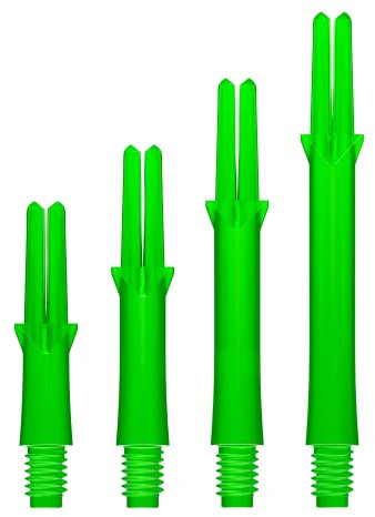 Lstyle dart-sch?fte: 2ba standard-gewinde nylon sch?fte ? gr?n 330 (lang/mittel)