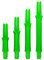 Lstyle dart-sch?fte: 2ba standard-gewinde nylon sch?fte ? gr?n 330 (lang/mittel)