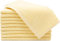 ZOLLNER Set de 10 Serviettes pour invités, 30x50 cm, Coton, Jaune