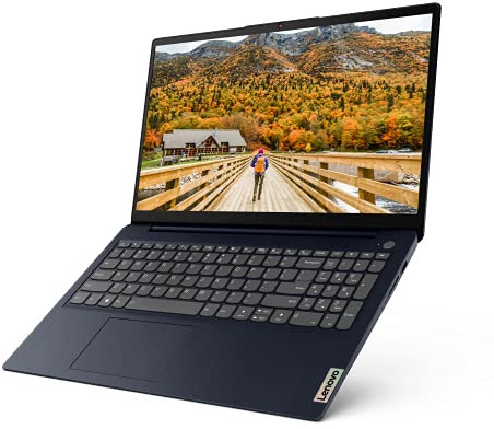 Lenovo IdeaPad 3 15.6 Inch FHD Laptop - (AMD Ryzen 3 5300U, 4GB RAM, 128 GB SSD, AMD Radeon Graphics, Windows 10 Home) - Abyss Blue