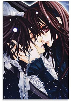 LIANGFANG Japanisches ästhetisches Anime-Kunstposter, Motiv: Vampirritter, 15, Heimdekoration, Poster, Wandkunst, hängendes Bild, Druck, Schlafzimmer, dekorative Malerei, Poster, Raum, ästhetisch, 30