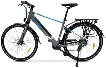 Argento Unisex – Erwachsene Alpha E-Fahrrad, Schwarz, Einer Größe