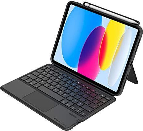 Gecko Covers Keyboard Cover geeignet für iPad 2025 (11th Gen) / iPad 2022 (10th Gen) - Keyboard Cover 2.0 - AZERTY