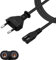 Top CHARGEUR * Adaptador Alimentación Cargador Corriente Cable 1.5m 150cm Bipolar Figura 8 C7 Negro Reemplazo Recambio Sony PS1/PS2 / PS2 Slim / PS3 PC Impresora HP Canon, TV Samsung LG Sony Philips