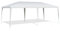 COSTWAY Toldo de 3 M x 6 M, Toldo para Boda Impermeable con Cuerda de Viento, Pabellón de Refugio al Aire Libre para Fiestas, Actividad Comercial, Camping, Gazebo Resistente para Amigos con Clavija