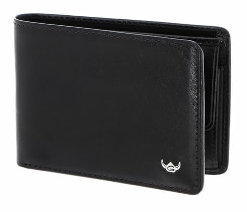 Golden Head Colorado RFID Protect Petite Billfold Coin Wallet Black