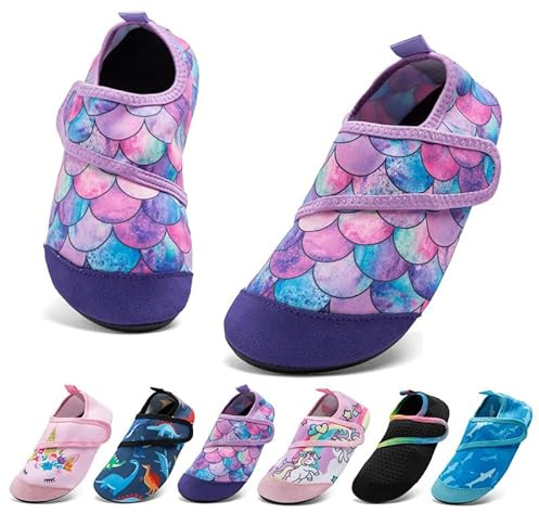 TETSUO Water Shoes for Kids Girls Boys Toddler Beach Shoes