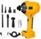 HUICCN Cordless Dust Blower for Dewalt 20V Battery, Brushless Handheld Leaf Blower Compressed Air Duster 447 MPH for Garages Workshop Sawmill Room Home Cleaning(Battery Not Included)