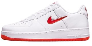 NIKE Sportswear - Turnschuhe AIR Force 1 aus Leder, weiß-rot (11)