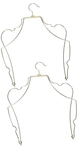 NAMOARLY 2 Stücke Metall Badeanzug Kleiderbügel für Frauen Dessous Hängen Rack Badeanzug Display Kleiderbügel