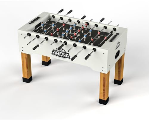 Sportime Tischkicker Arena | Robustes Modell | Spielspaß für die ganze Familie | 16 mm Stahlstangen mit Gleitlagern