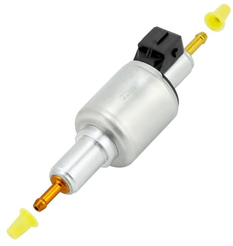 QWORK® 12V 22ML Bomba de Aceite Diésel para Calentadores 1-5 kW, Bombas de Pulso de Bajo Ruido