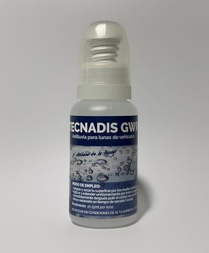 Tecnadis GWR Spray Antilluvia Repelente de Agua para Lunas y Parabrisas de Vehículos 50ml