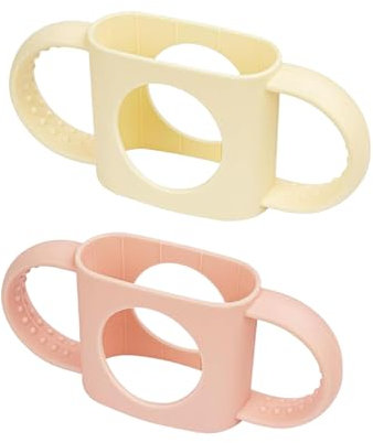 2 Pcs Mam Bottle Handles,Dr Brown Bottle,Dr Browns Anti Colic Bottles,Mam Handles for Bottles, 2pcs Silicone Transitional Sippy Cup Handle Handle for Wide-Neck Baby Bottles Non-Slip Easy Grip Handles