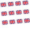 BESPORTBLE 12Stücke Kleine Uk Handflaggen British Union Jack Fahnen für Feiern und Deko Strapazierfähiges Waschbar für Patriotische Anlässe
