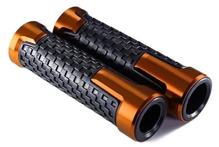 WUYUEY Manopole per Manubrio per HON&da XR230MOTARD XR 230 250 400 125 2005-2012 Manopole per Manubrio Moto(Arancia)