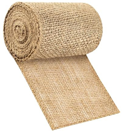 CKQshenKouyicKQ Couverture végétale de Protection d'écorce d'enveloppe de Protecteur d'arbre de Toile de Jute Naturelle de 5M x 20cm, Rouleaux de Toile de Jute for Le Jardinage