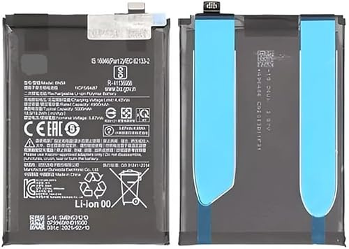 Batería de Repuesto Original para Xiaomi Redmi Note 10 4G / Note 10S / Poco M5s BN59 5000 mAh con Kit de Herramientas para instalación