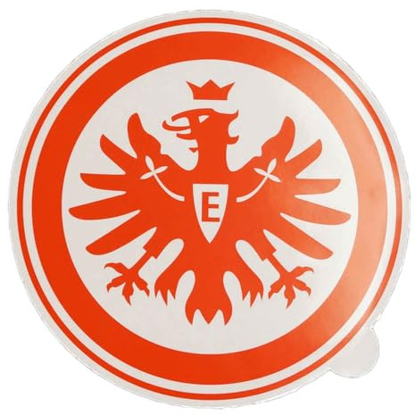 Eintracht Frankfurt XXL Aufkleber Logo ROT 30 cm + Lesezeichen Wir | Autoaufkleber | XXL Sticker | Heckscheibenaufkleber | SGE